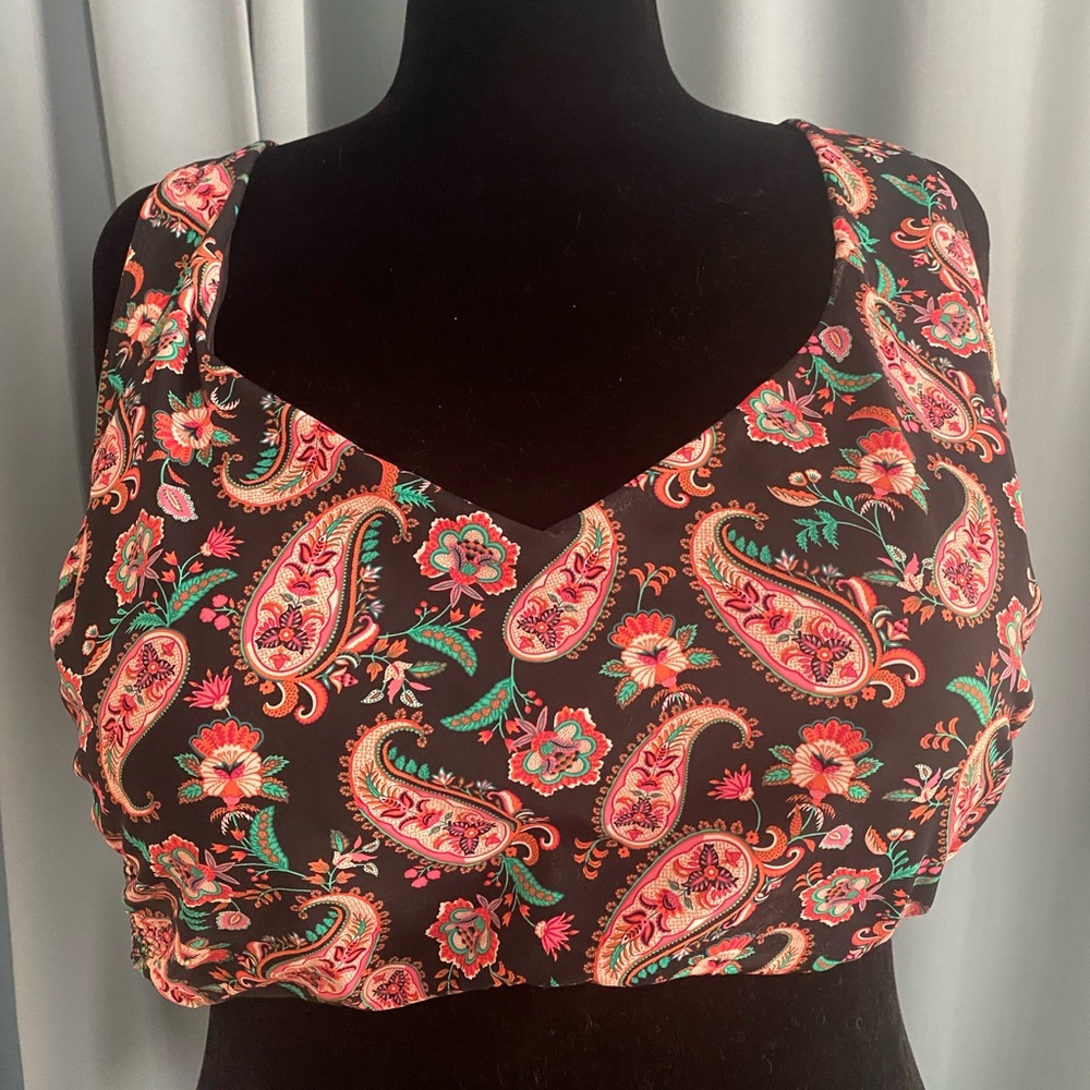 LandsEnd bikini swim top size 3X. New!